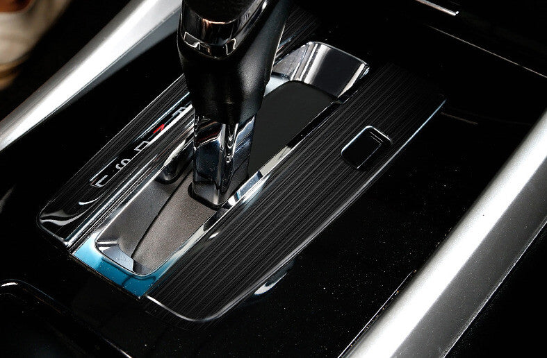Inner Gear Shift Panel Decor Cover Trim for Honda Accord 14-17 Black Titanium