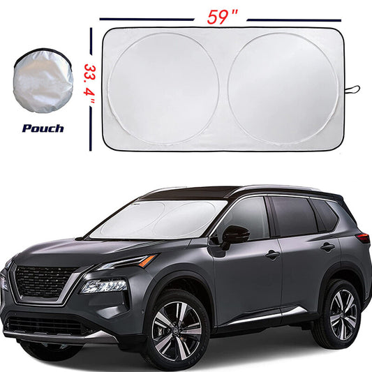 5933.4'' Car Windshield Sunshade Sun Shade W/pouch Blocks Heat and Sun