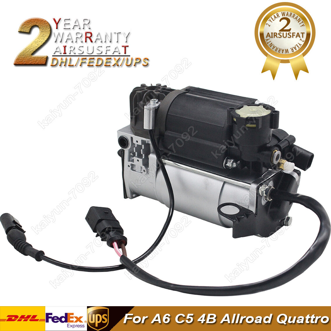 for Audi A6 C5 4B Allroad Air Suspension Compressor Pump w/Sensor 4Z7616007