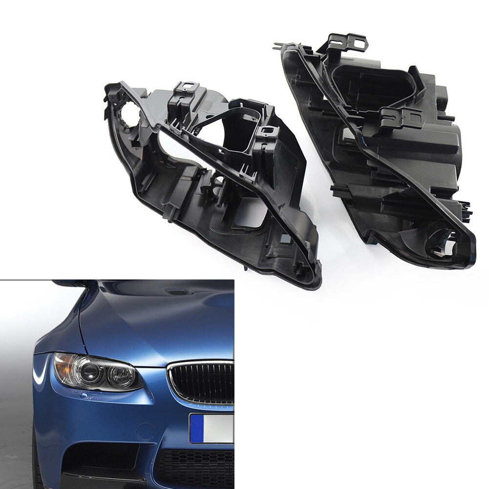 Pair Of Headlight Rear Shell Base Fit for BMW E92 E93 M3 328i 335i 20062009