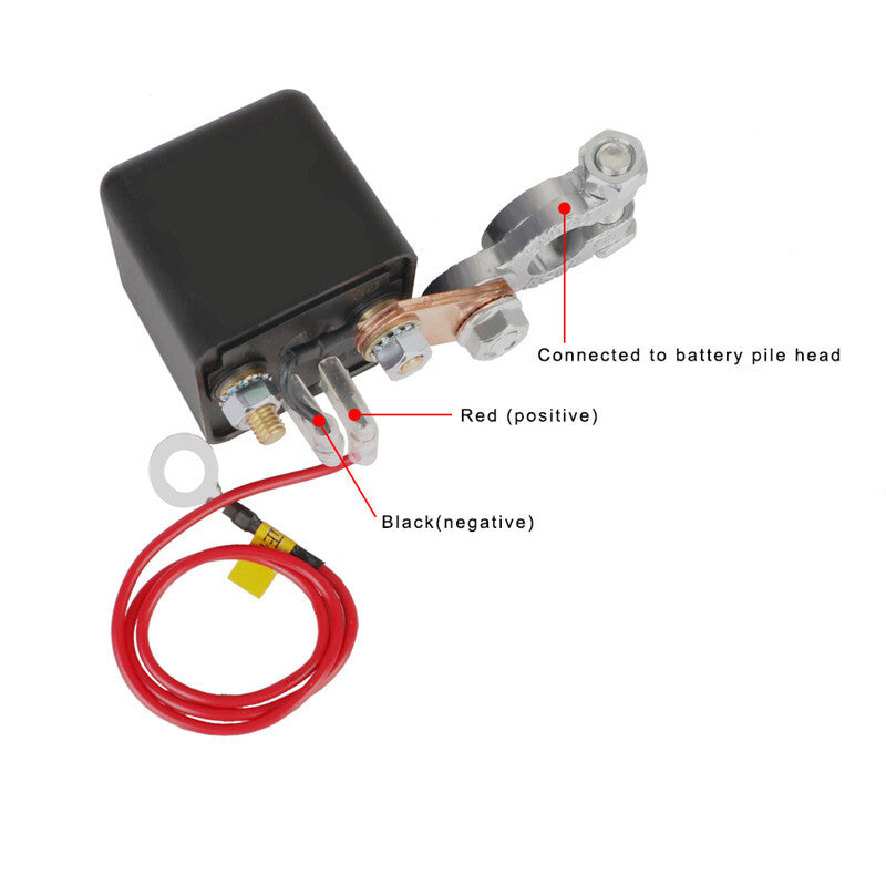 Car Universal Remote Battery Disconnect Switch 12v Isolation Relay On Off Switch