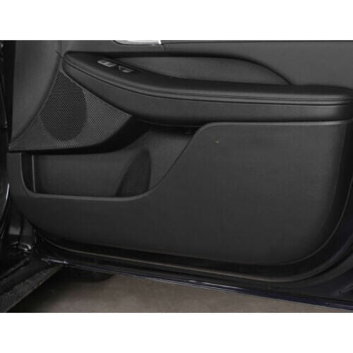 for Hyundai Sonata 2020-2023 Leather Black Door Anti-kick Panel Cover Stickers