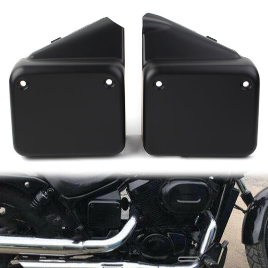 Batterieseiten Abdeckung Mattschwarz F¨¹r for Honda Shadow Spirit 750 VT750DC 2000-09