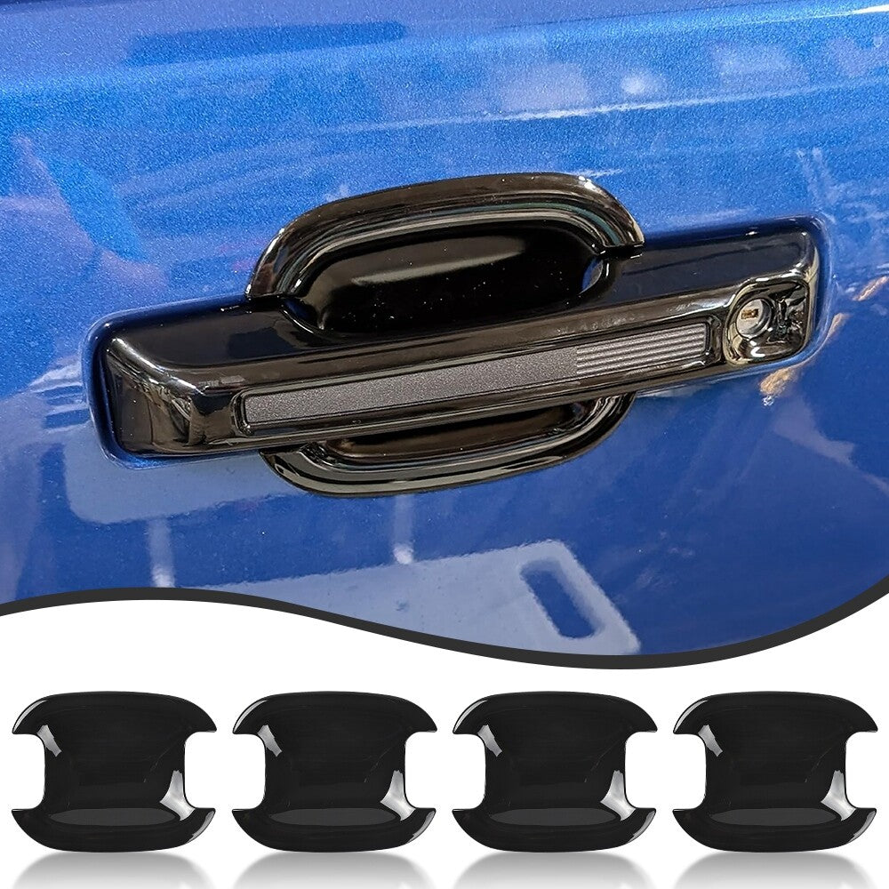5X Car Door Bowl Scratch Protector for Ford Maverick Bronco 22-24 Golssy Black