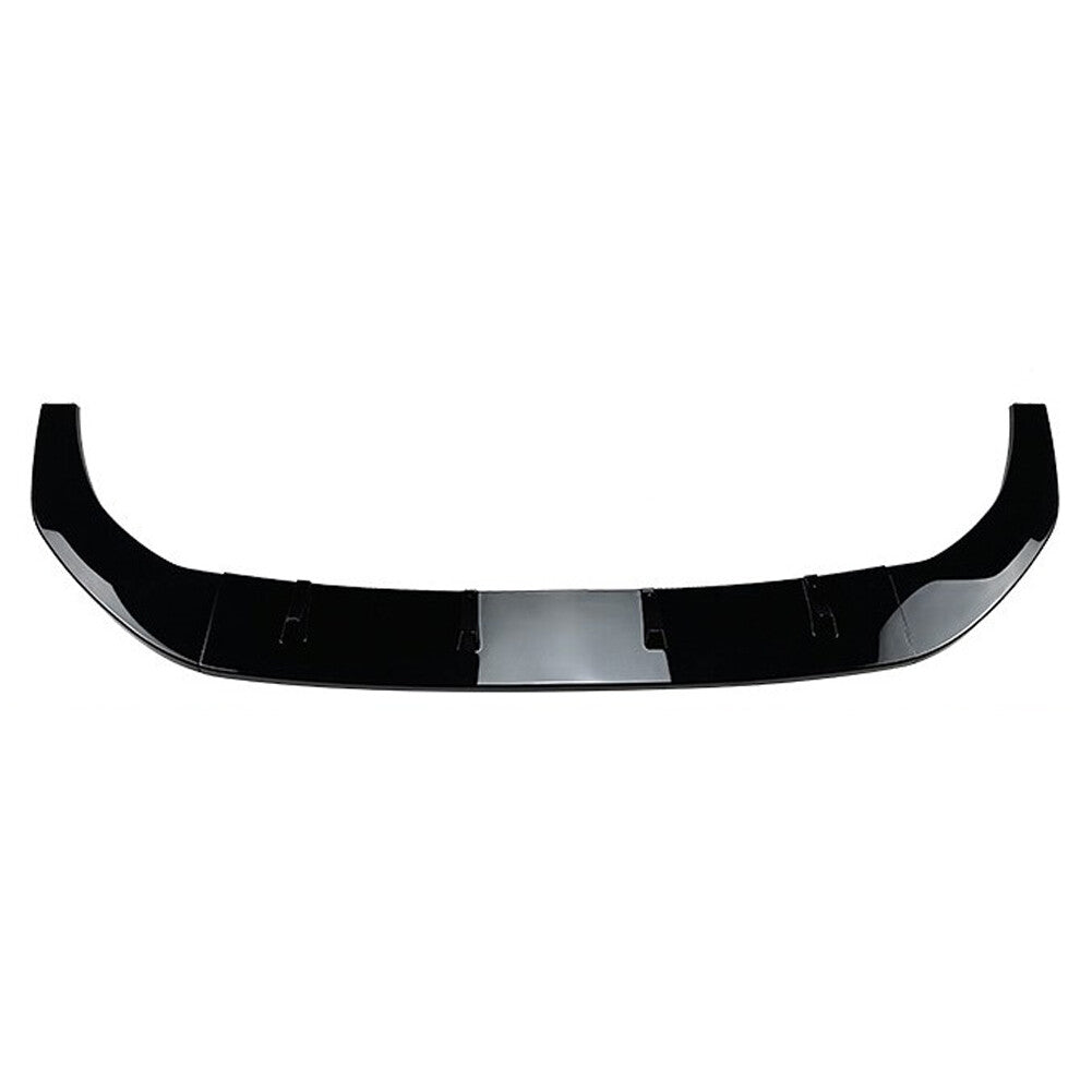 Front Bumper Splitter Spoiler Lip Glossy Black for Volkswagen Polo MK6 2018-2023