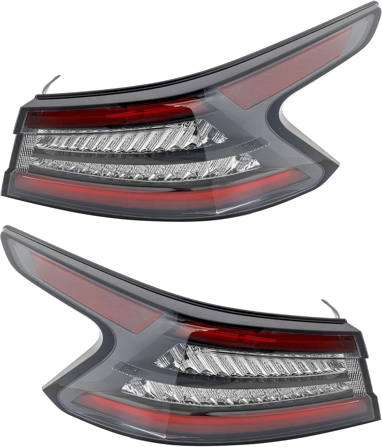 Pair LED Outer Tail Light for Nissan Maxima 2019-2023 Driver Passenger Side