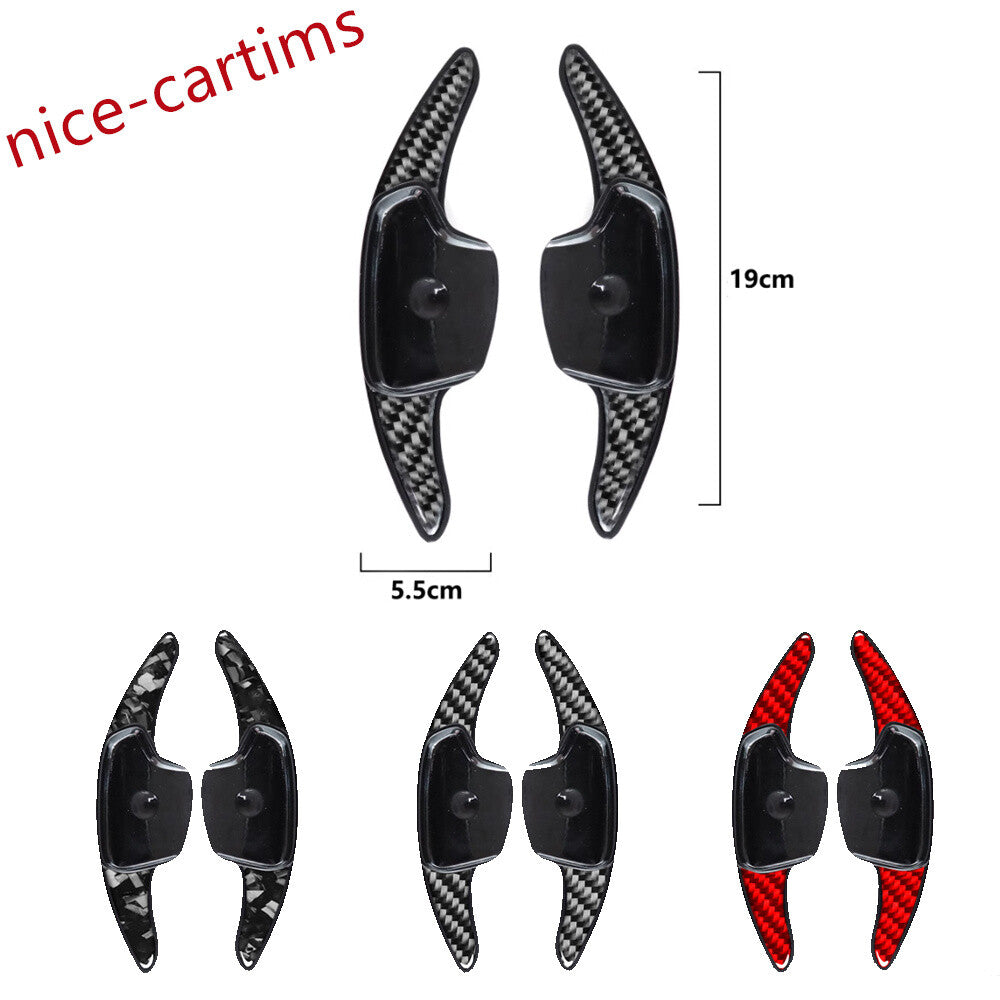 Steering Wheel Shift Paddle Shifter Extension for Kia K3 2019-23ABS/Carbon Fiber