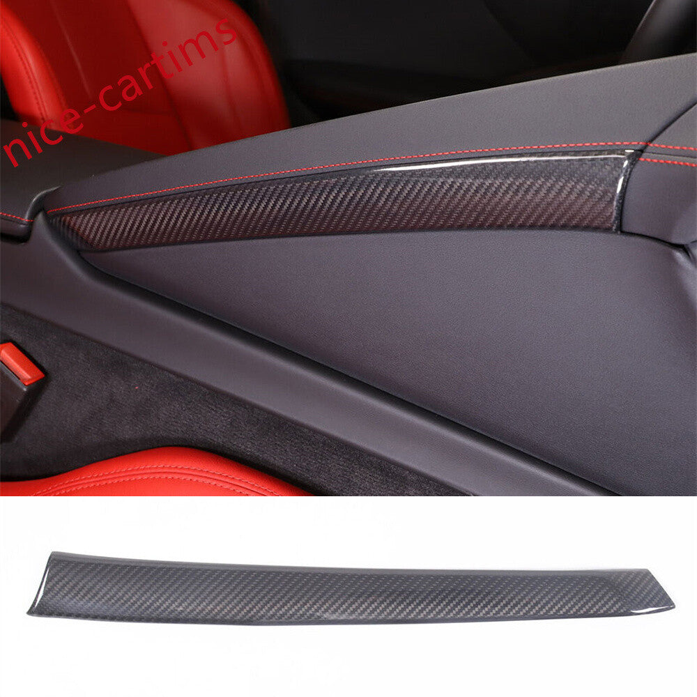 Carbon Fiber Center Console Passenger Side Cover for Chevrolet for Corvette C8 2020+