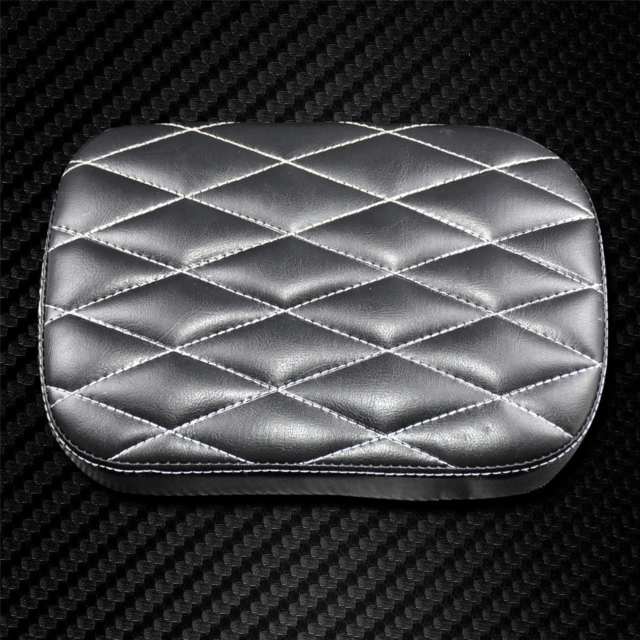 8 Suction Cups Diamond Rear Passenger for Seat Pad Fit for Harley Cruiser Chopper