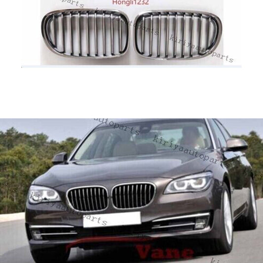 Front ABS Chrome Grille Grill Fit for BMW 7 Series 11-15 740Li 750Li 13-15 760Li