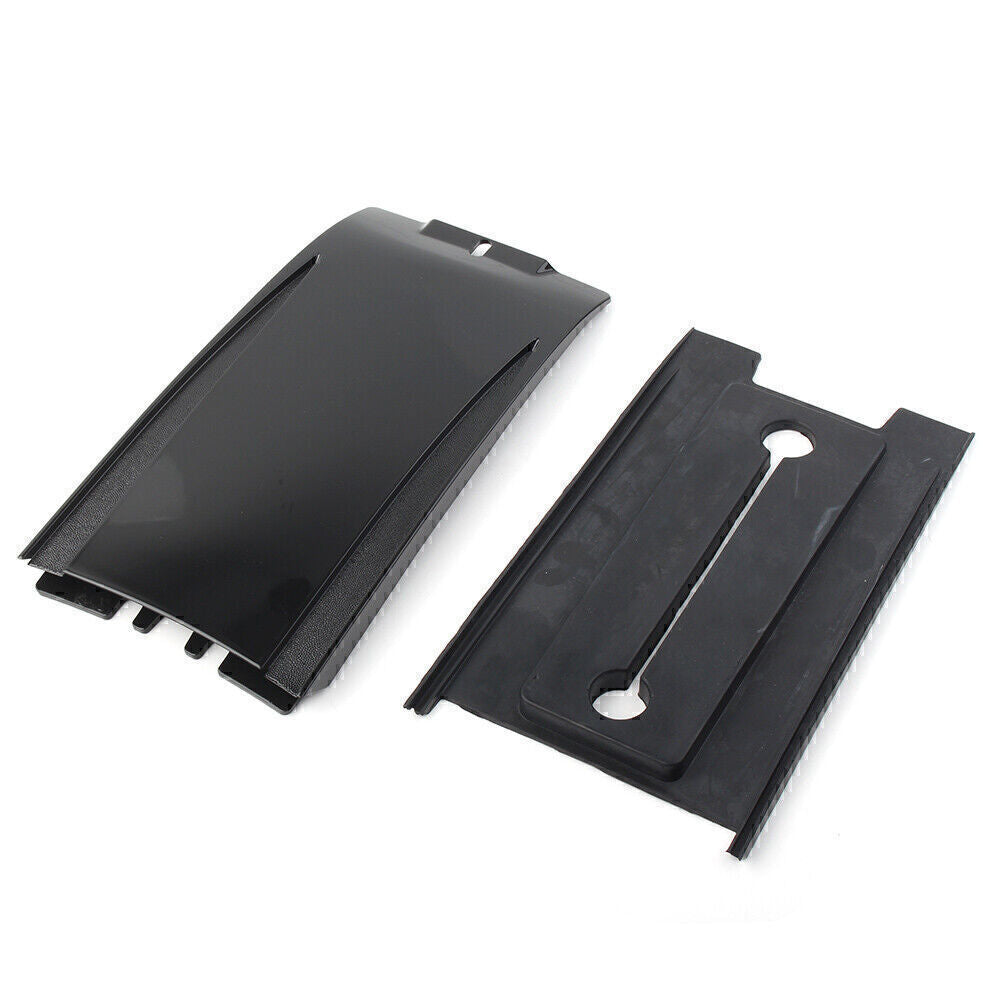 Black Lower Dash Tank Panel Extension for Harley Softail 2000-2017 FXST/FLST