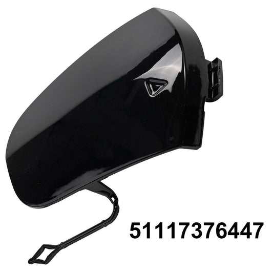 Gloss Black Front Bumper Tow Hook Eye-Cover 51117376447 for MINI Clubman F54