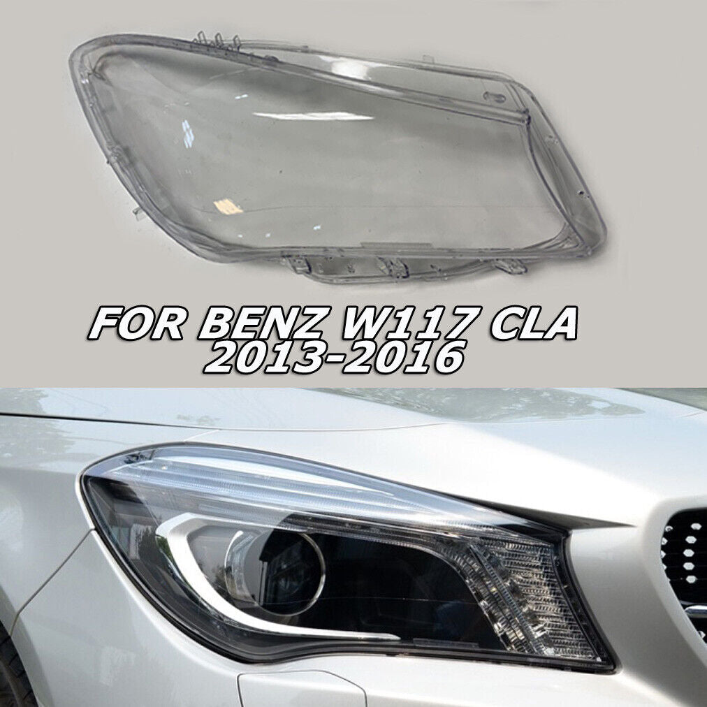 Front Headlight Lens Headlamp Shell Cover Fit for Benz W117 CLA 2013-2016 Right