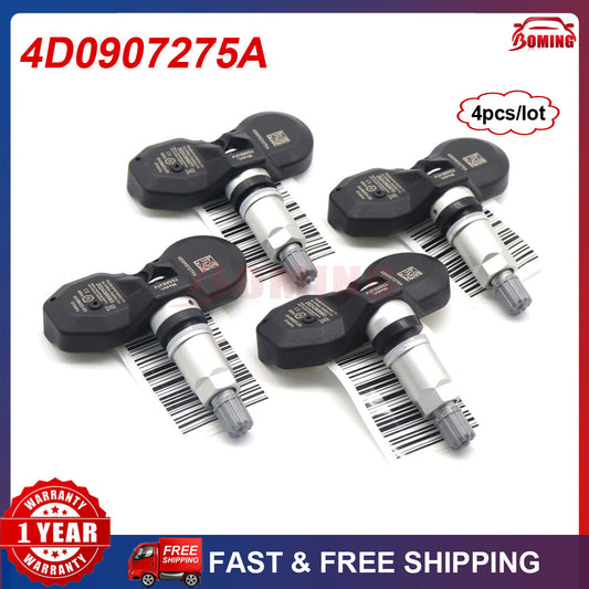 4-pack TPMS for Audi , for Maybach , for Mercedes-Benz 4D0907275A tire pressure system sensors