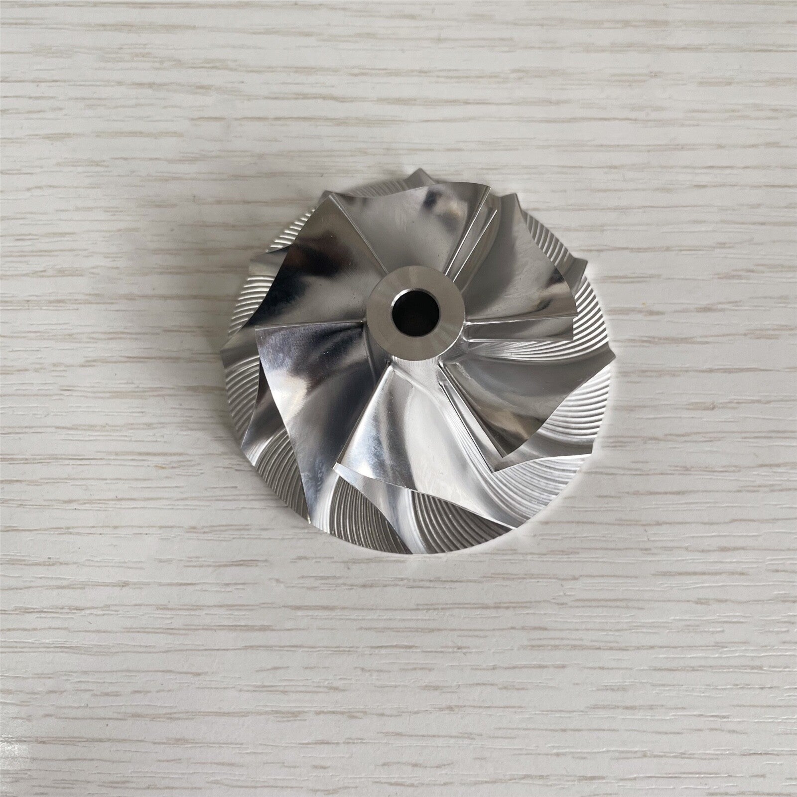 CT26 FORWARD 6+6 Blade 45.82/64.89 mm 17291-17010 Turbine Billet Compressor Wheel
