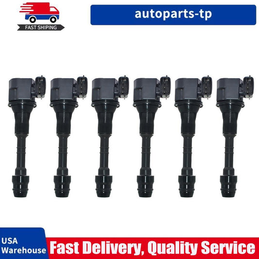 6x Ignition Coils for Nissan Frontier Pathfinder Altima Maxima for Infiniti I35 QX4