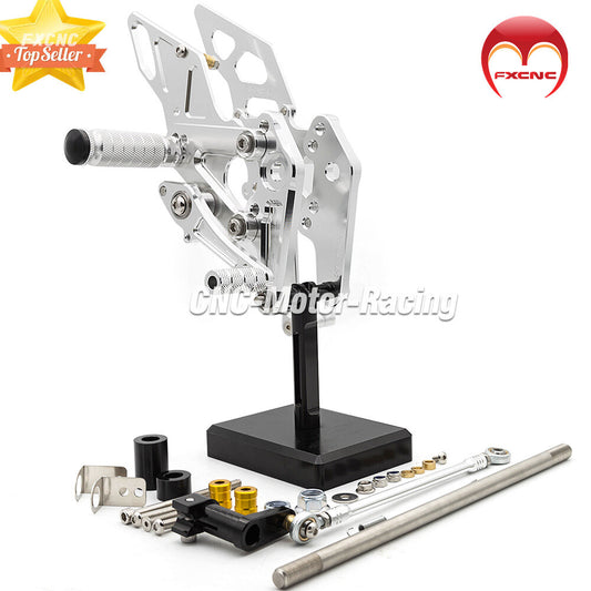 CNC adjustable rear wheel spike pedals for Honda Monkey Z125 bicycles (2018-2020-2021-2022).