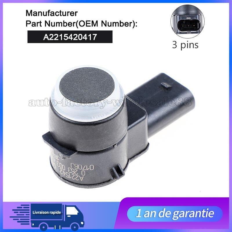 4XCapteur de stationnement PDC pour for Mercedes-Benz 775 W211 W221 W251 A2215420417