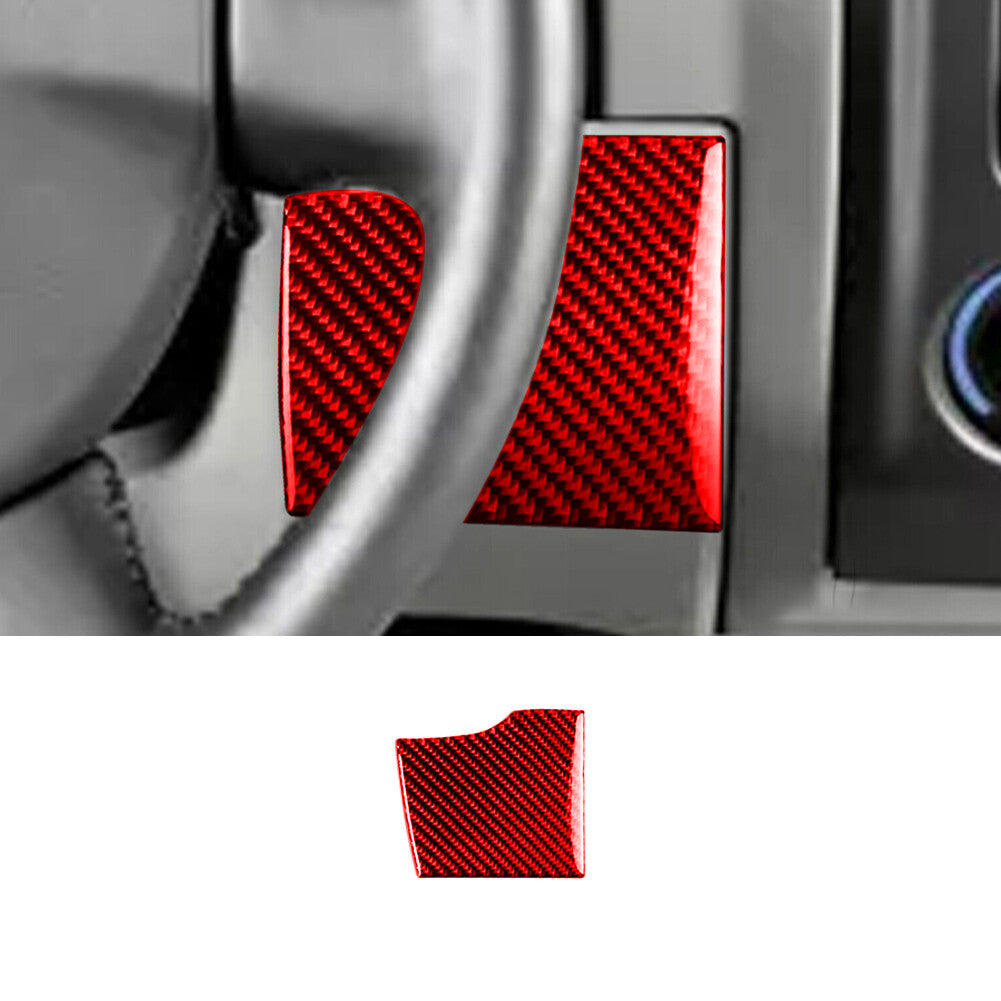 Red Carbon Fiber Right of Dashboard Cover Trim For Colorado 2004-12/ for Canyon 05-12
