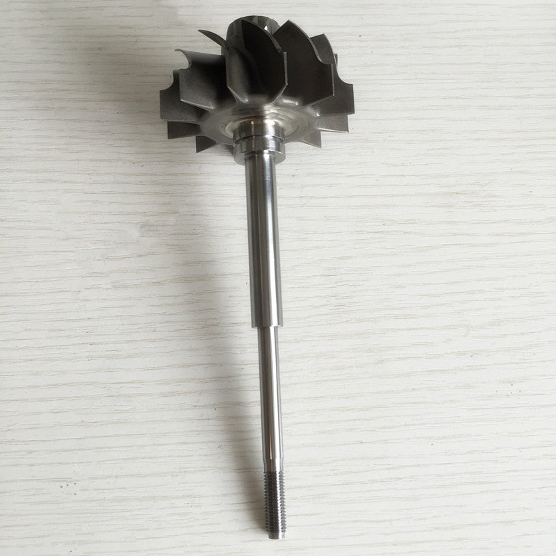 HX35 HX35W H1C Ind 70mm Exd 60mm 12 bladesTurboTurbine Wheel /turibine shaft