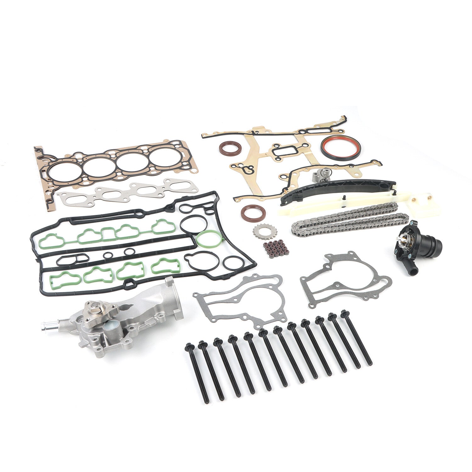Head Gasket Bolts Timing Chain Kit for 11-15 for Chevrolet Sonic for Cruze for Buick 1.4L L4