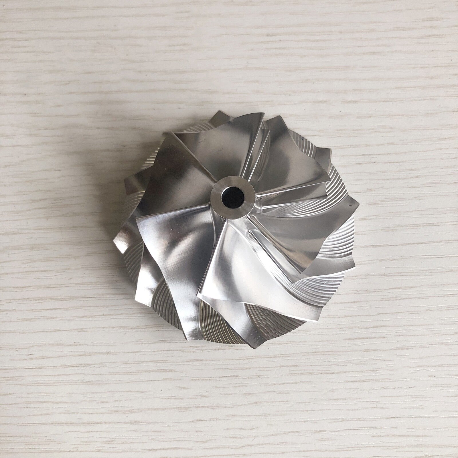 HX40/HE351 62.00/85.98mm 6+6 blades 4035879 Upgraded billet compressor wheel