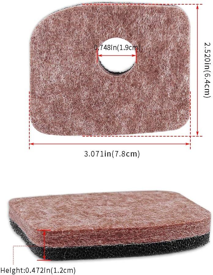 4x Air Filter for Stihl SH56C SH86 SH86C BG56 BG66 BG86 Leaf Blower 42411201800