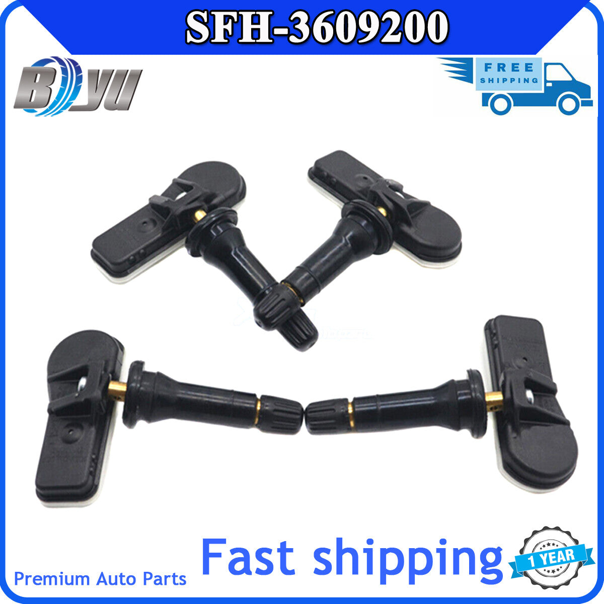 SFH-3609200 433MHz TPMS Tire Pressure Sensor for BYD Leopard 5 (November 2023 - December 2024)