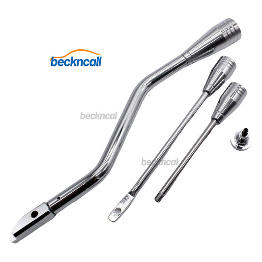 1set Chrome Column Shifter Lever Turn Signal Hazard Tilt Kit For GM for Chevy for Buick