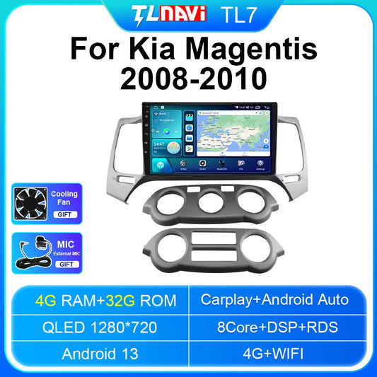Car Radio for Kia Magentis 2008-2010 Carplay GPS Multimedia Player Auto Screen