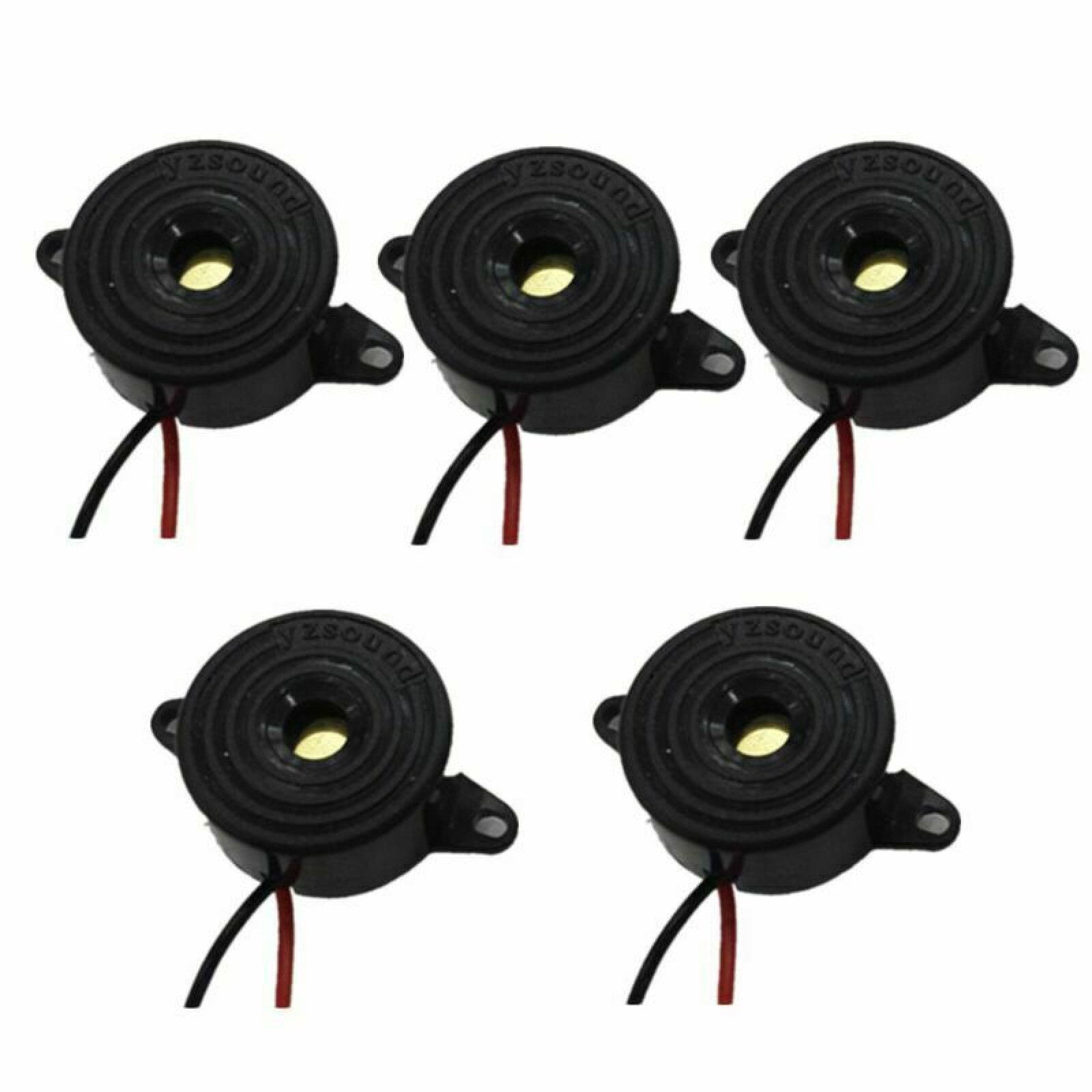 22mm Black Piezo Electronic Tone Buzzer Alarm Continuous Beep DB Piezoelectric