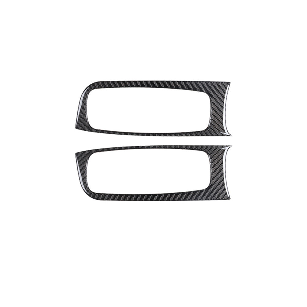 Front Window Lift Button Frame Panel Carbon Fiber for Chrysler 300 2015-2017