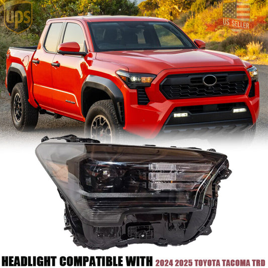 Right Passenger Side Led Lamp for Toyota Tacoma TRD 2024-2025 Headlight Assembly
