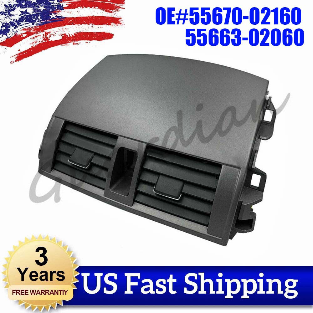 55663-02060 1 piece center dashboard air conditioning socket ventilation panel suitable for Toyota for Corolla 08-13