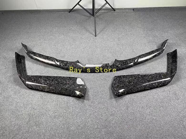 Forge carbon fiber front bumper splitter diffuser lip for Ferrari for 488 Spider GTB