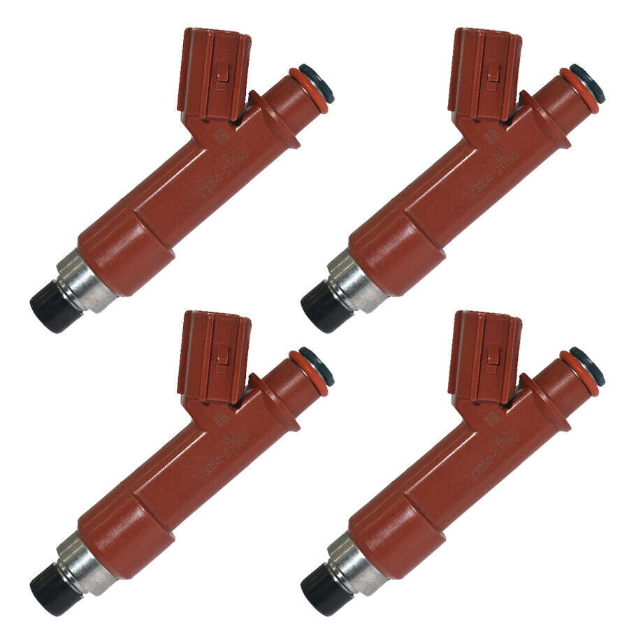Set of 4 Fuel Injectors For Yaris NCP90 NCP92 2NZFE 1.3L L4 23250-21060