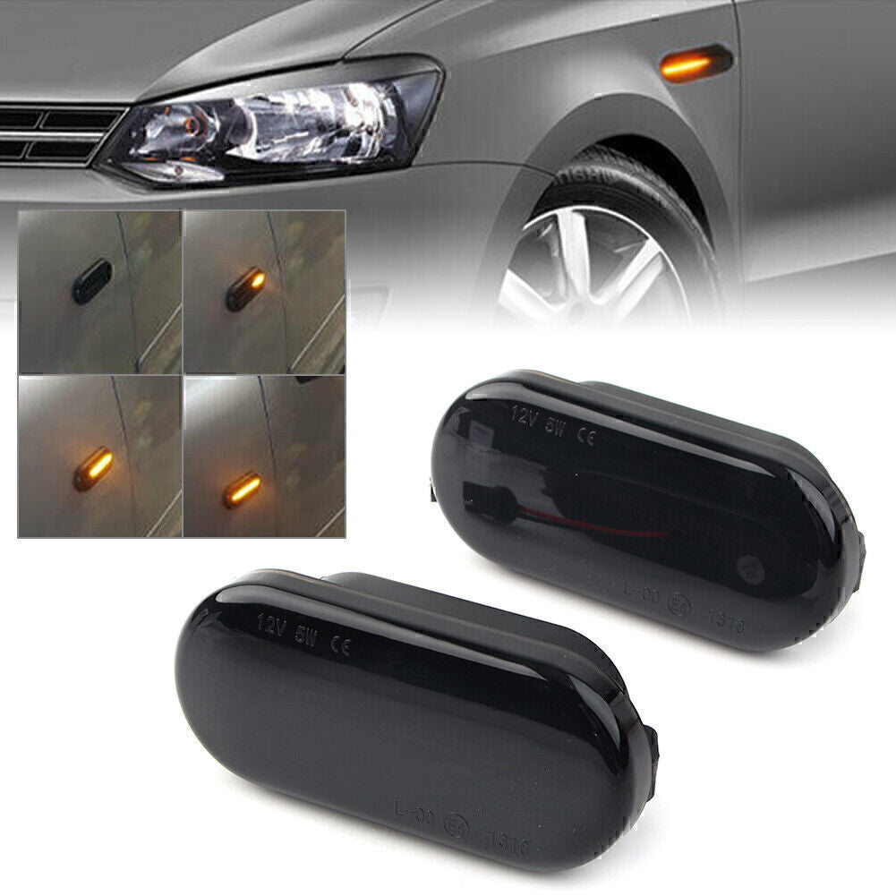 12V LED Side Marker Lights Amber Turn Signal Fit for Volkswagen for VW for Bora for Golf 3 4