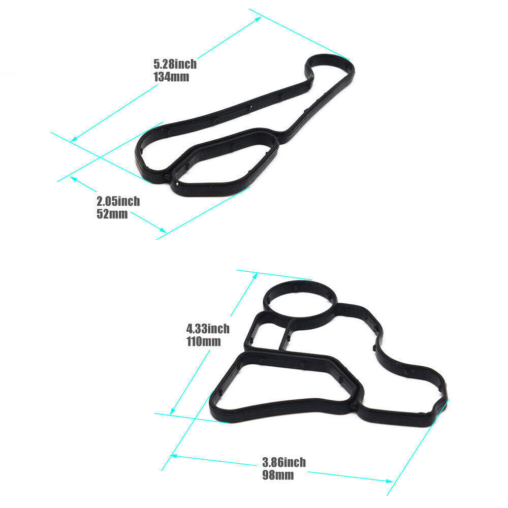20-piece set 11428637820 Oil Filter Housing Gasket and Cooler Seal Kit for BMW 535i, X3, X5