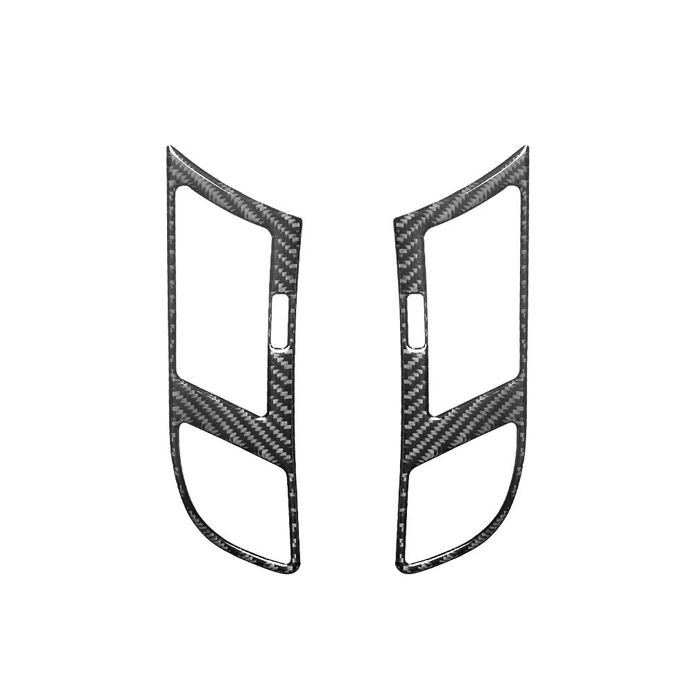 2Pcs Carbon Fiber Side Air Outlet Vent Cover Trim Frame for BMW M5 E39 1998-2003