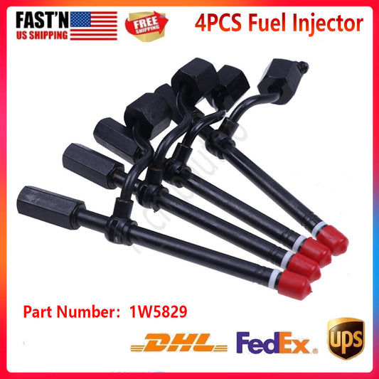 4PCS Fuel Injector 1W582 For Caterpillar Engines 3208 CAT 225 613C 613B 931B