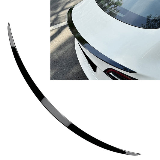 1pc Rear Trunk Spoiler Wing ABS Fit for Tesla Model 3 2017-2023 Glossy Black US