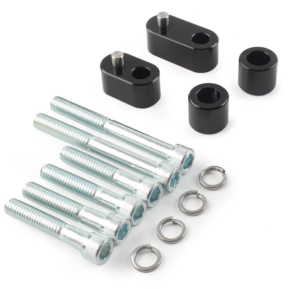 Driver Floorboard Spacer Extension Fit for Harley FLTRX Road Glide 2015-2021 Black