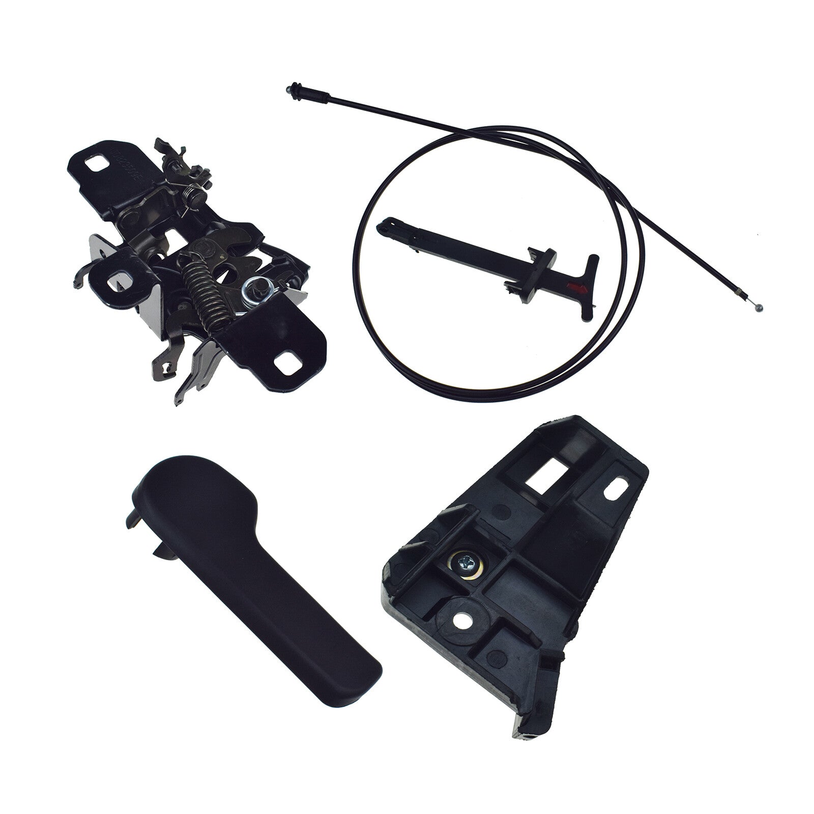 5Pcs Hood Latch Lock Release Pull Latch Handle Cable Set for VW for Golf GTI for Jetta