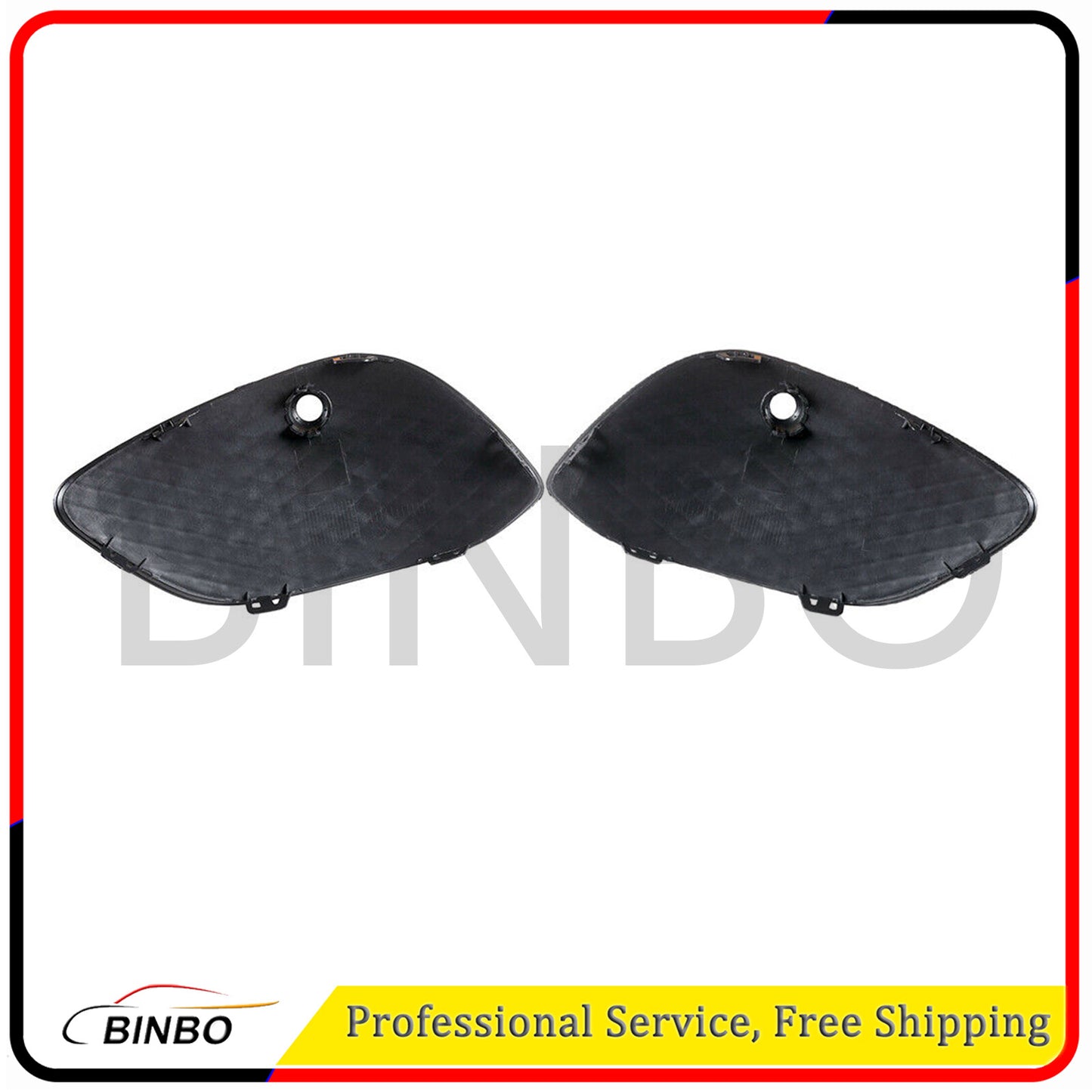 for Mercedes-Benz 2016-2019 GLC300 1 Pair Bumper Fog Light Cover Outer Grille