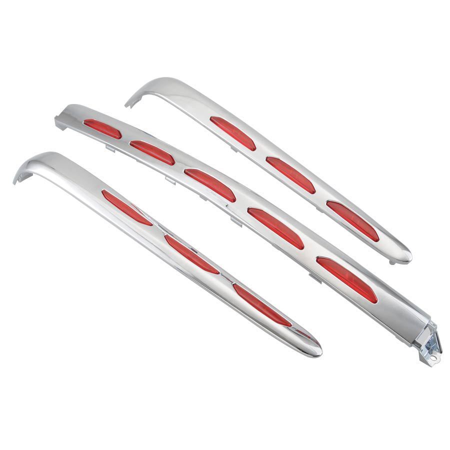 Chrome Motorcycle Fairing Trunk Decoration Trim Cover for Honda Goldwing GL1800