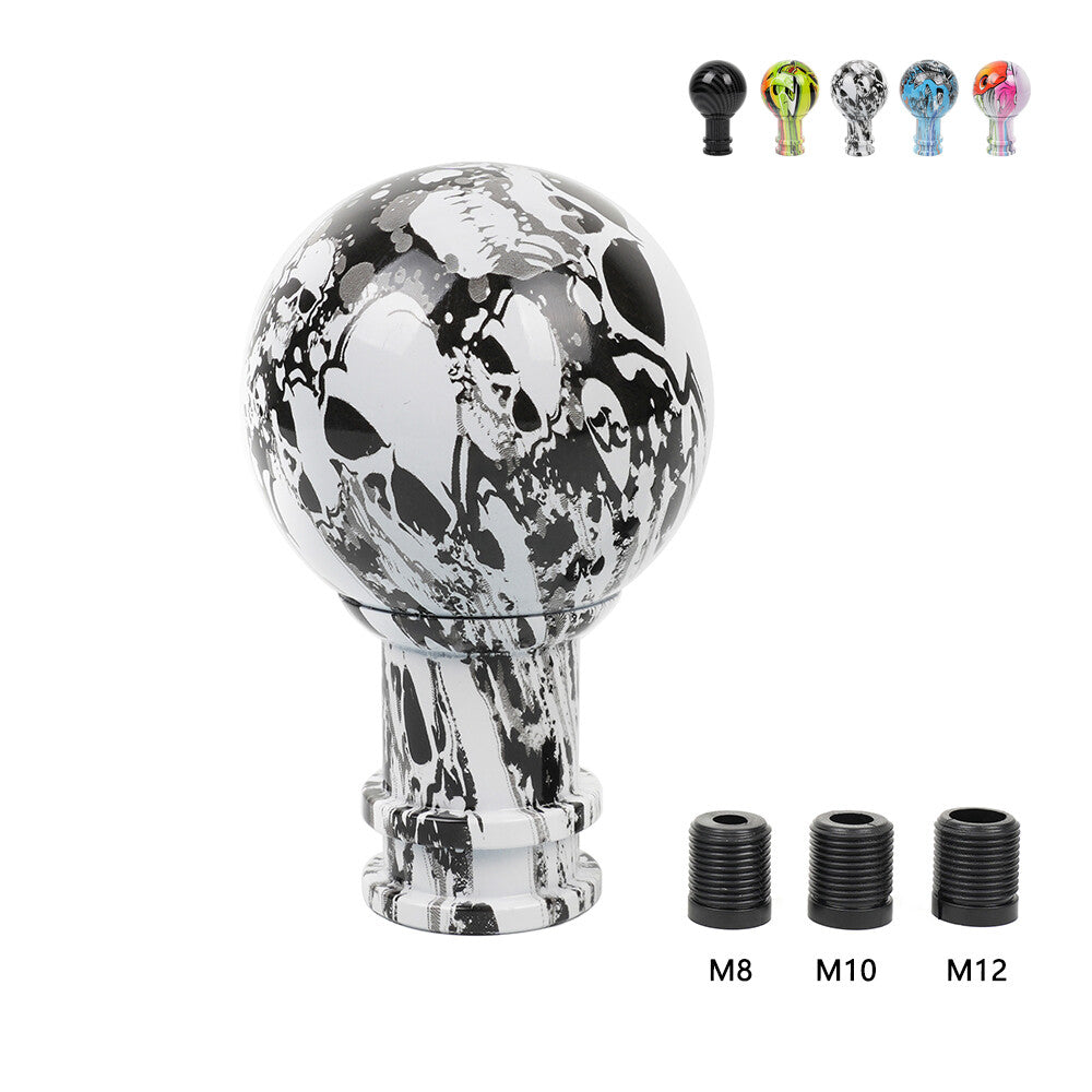 Car Racing Gear Shift Knob Graffiti Pattern Manual Transmission Gear Stick Lever
