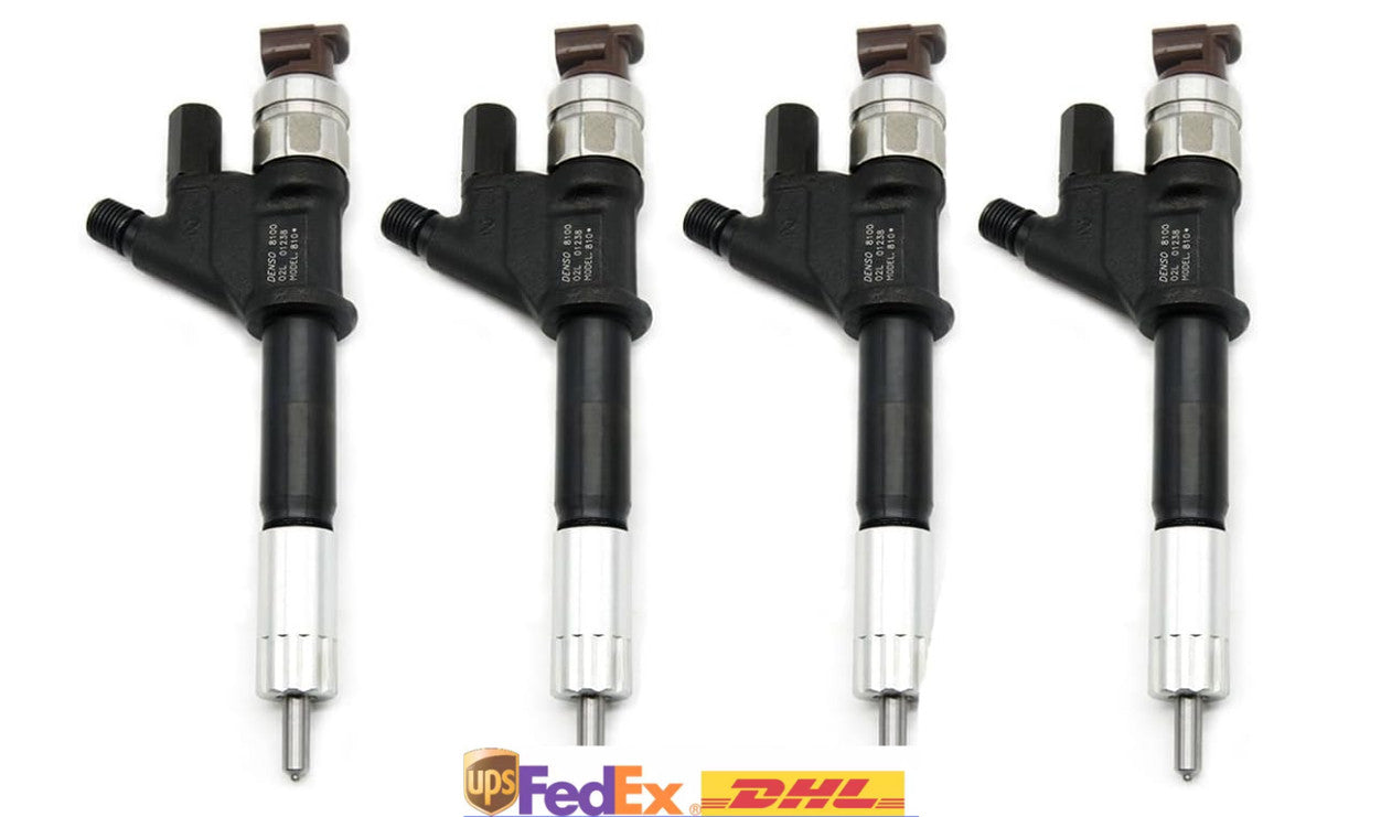 4X Fuel Injector 095000-8871 VG1038080007 For Howo Heavy Truck A7 Engine 4HK1