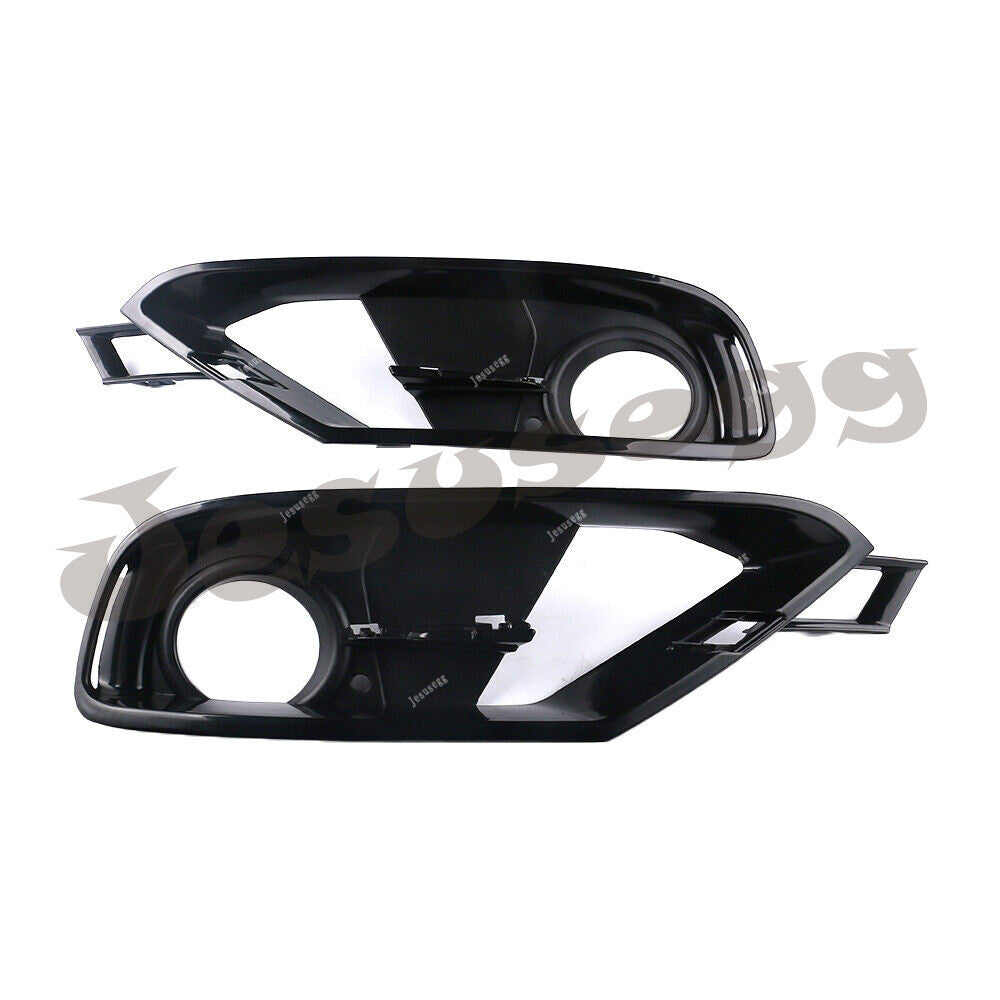 Pair Front Bumper Fog Light Holder Cover Grille Opening for BMW 3-Series 12-15