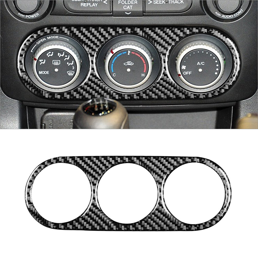 Carbon Fiber Interior Cover Trim Fit for Mazda MX-5 Miata 2009 - 2015
