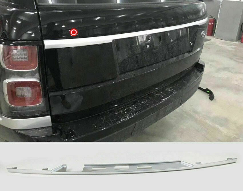 Silver Rear Door Tailgate Trunk Molding Strip for Range Rover L405 2013-2021
